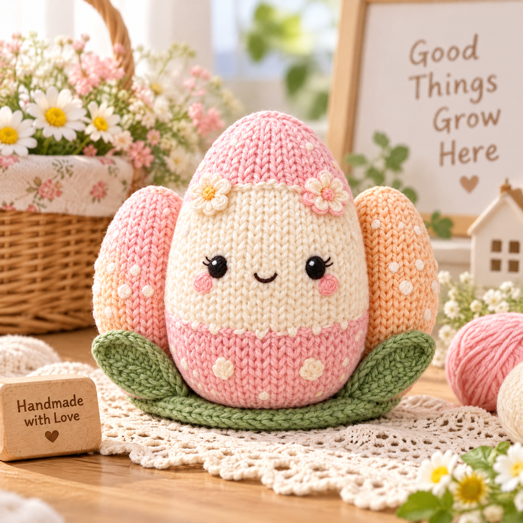 𝒁𝒖𝒙𝒒𝒆𝒗𝒓™ Pastel Flowering Cactus Crochet Decor