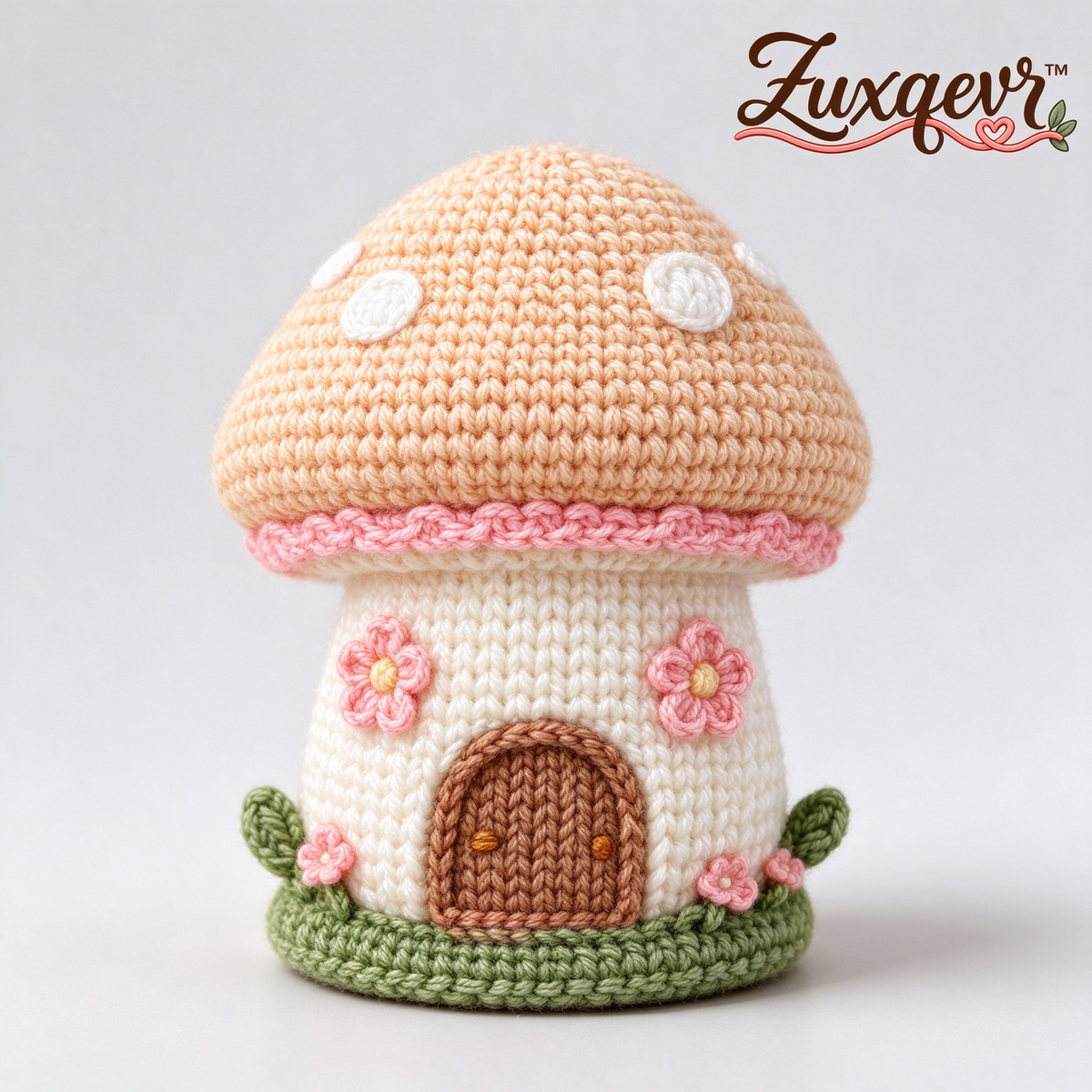 𝒁𝒖𝒙𝒒𝒆𝒗𝒓™ Daisy Mushroom Cottage Crochet Decor