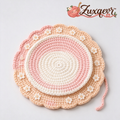 𝒁𝒖𝒙𝒒𝒆𝒗𝒓™ Daisy Scalloped Crochet Table Mat